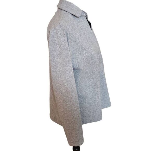 Lilly Pulitzer Womens Glittered Collared V-Neck Long Sleeve Pullover Gray Small - Picture 5 of 12